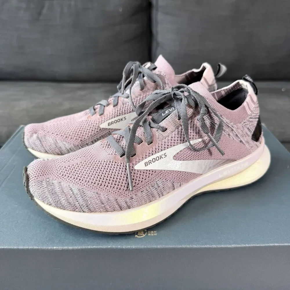 Brooks Levitate 4 Primrose Blackened Pearl Pink Running Shoes Women's Size 7.5